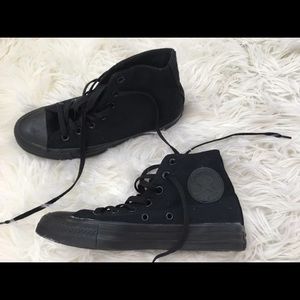 black high top converse